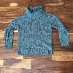 Sonoma Women's Heathered Green Turtleneck Sweater size Large